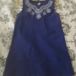 Gymboree Butterfly Batik Blue Dress 5